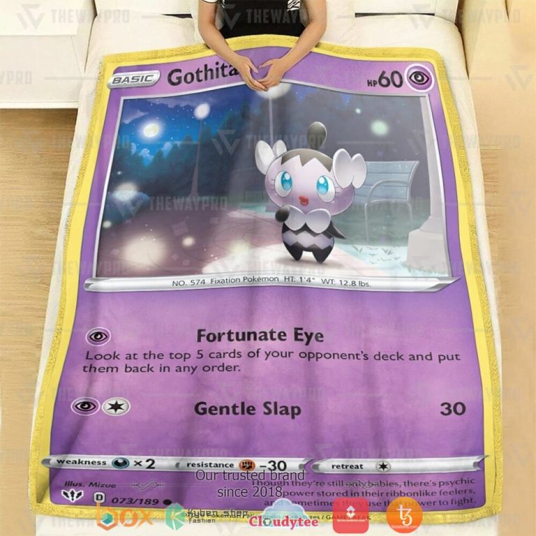 Anime-Pokemon-Gothita-Soft-Blanket-1