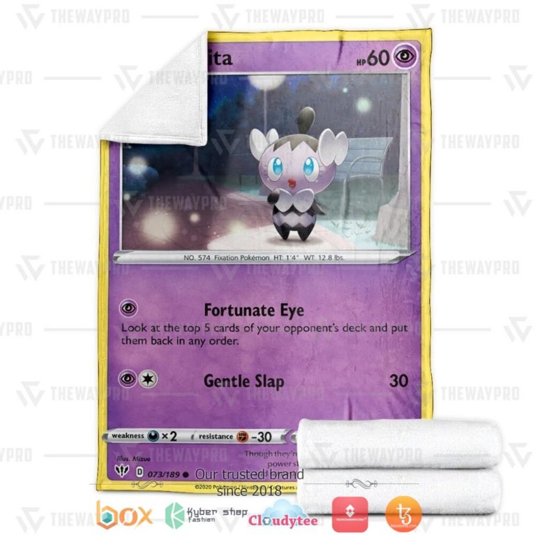Anime-Pokemon-Gothita-Soft-Blanket-2