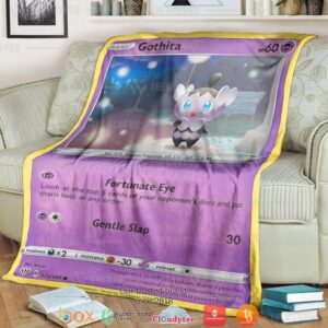 Anime Pokemon Gothita Soft Blanket