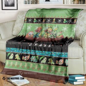 Anime Pokemon Grass Blanket