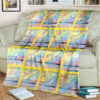 Anime Pokemon Gx 3 Cards Full Printing Blanket
