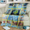 Anime Pokemon Gyarados Cards All Over Print Soft Blanket