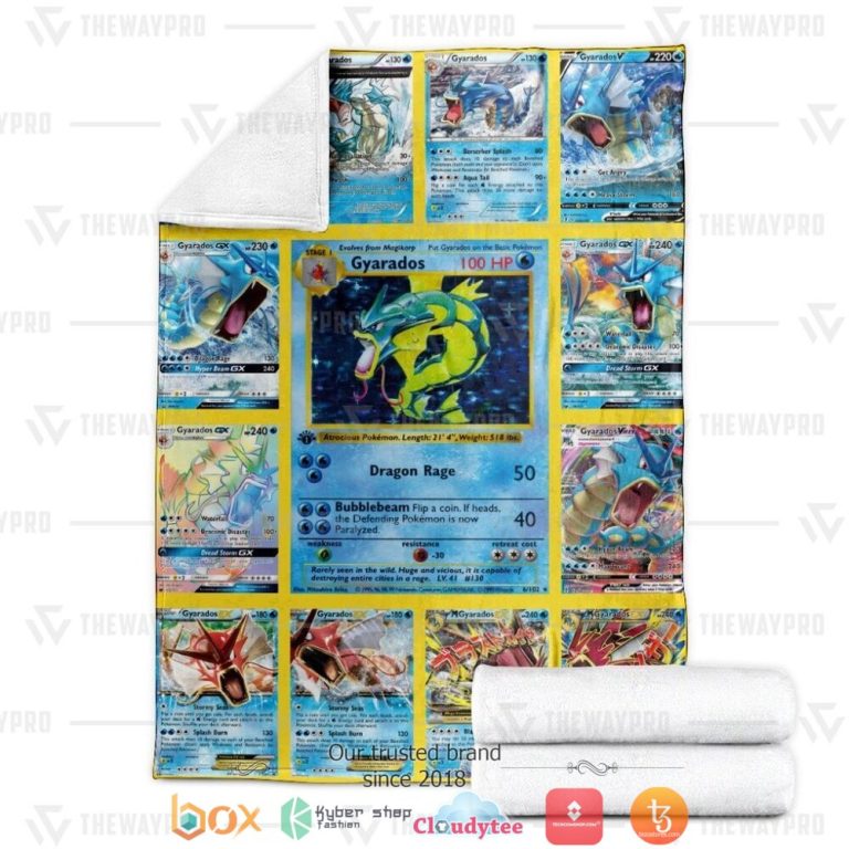 Anime-Pokemon-Gyarados-Cards-Version-2-Soft-Blanket-3