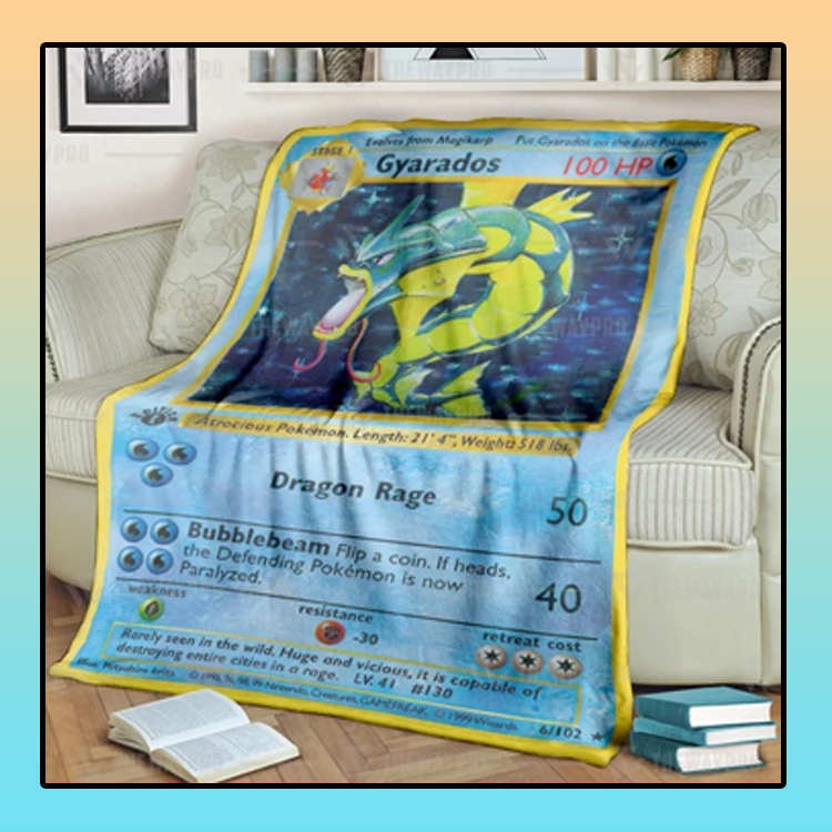 Anime-Pokemon-Gyarados-Custom-Soft-Blanket-1