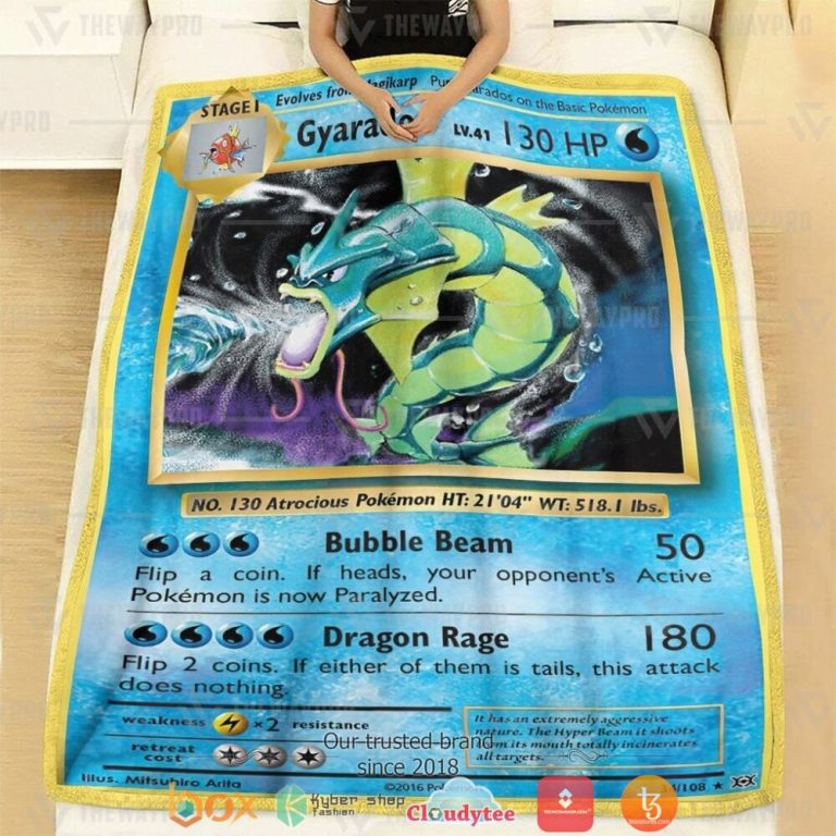 Anime-Pokemon-Gyarados-Evolutions-Soft-Blanket-2