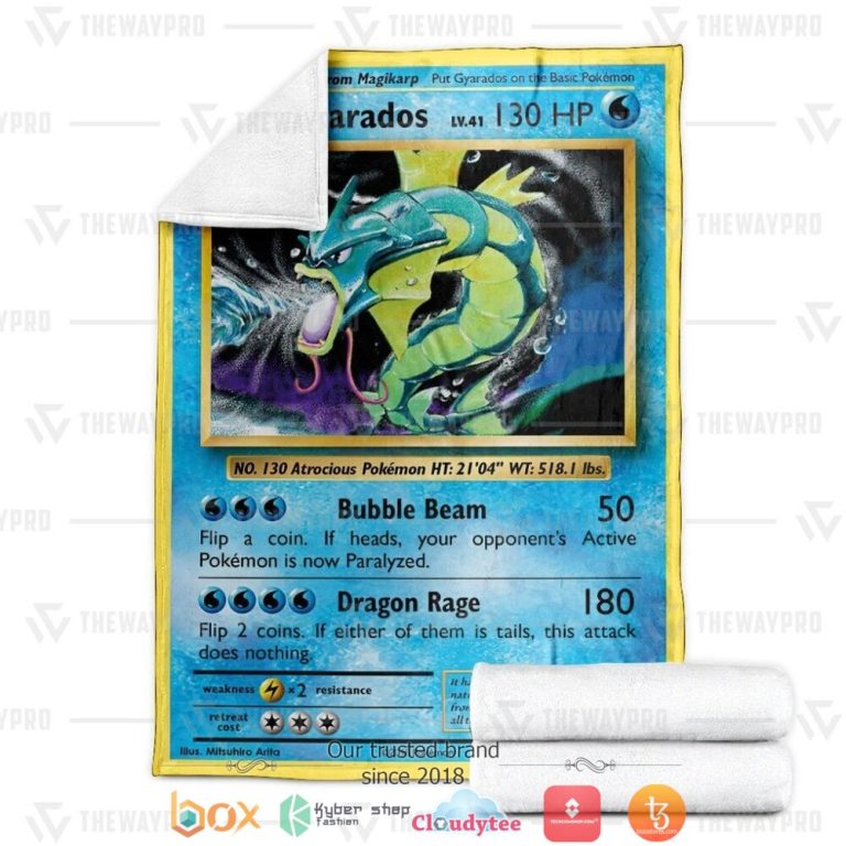 Anime-Pokemon-Gyarados-Evolutions-Soft-Blanket-3