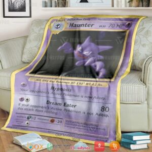 Anime Pokemon Haunter Soft Blanket