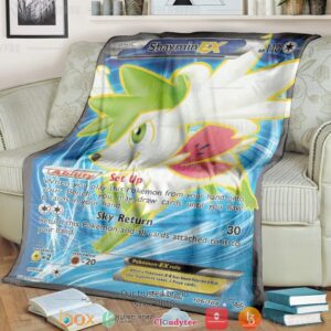 Anime Pokemon Haymin Ex Roaring Skies Soft Blanket