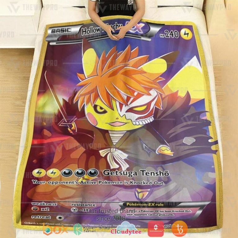 Anime-Pokemon-Hollow-Pikachu-Soft-Blanket-1