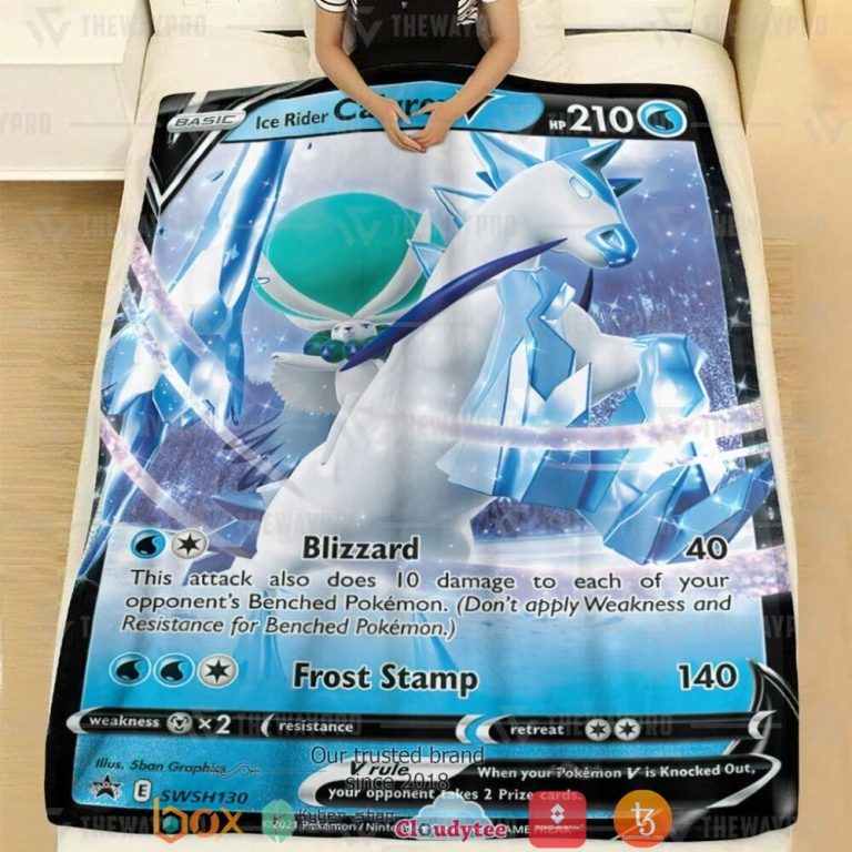 Anime-Pokemon-Ice-Rider-Calyrex-V-Soft-Blanket-1