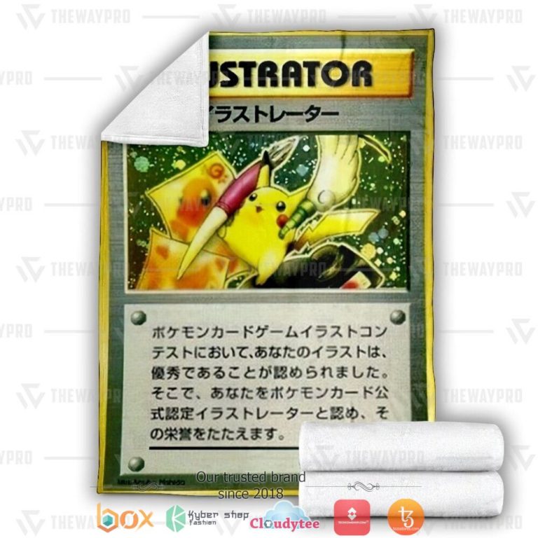 Anime-Pokemon-Illustrator-Japanese-Verse-Soft-Blanket-2