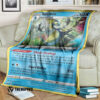 Anime Pokemon Inteleon Sword Shield Custom Soft Blanket