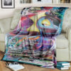 Anime Pokemon Inteleon Vmax Custom Soft Blanket