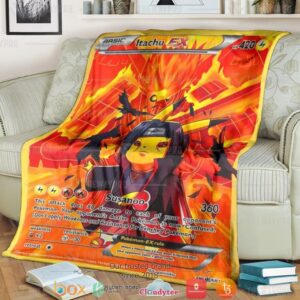 Anime Pokemon Itachu Soft Blanket