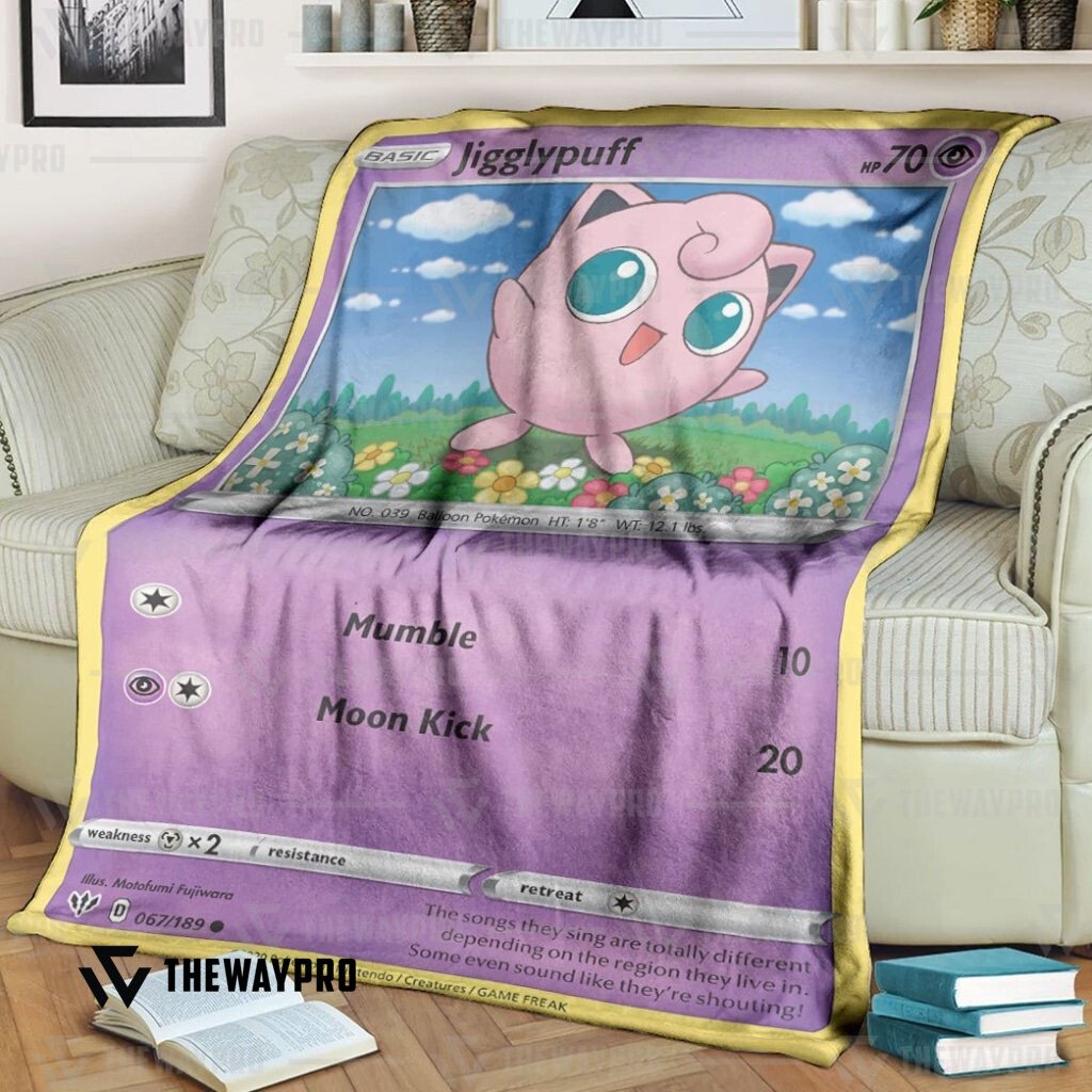 Anime Pokemon Jigglypuff Common Blanket Anime Pokemon Jigglypuff Common Blanket