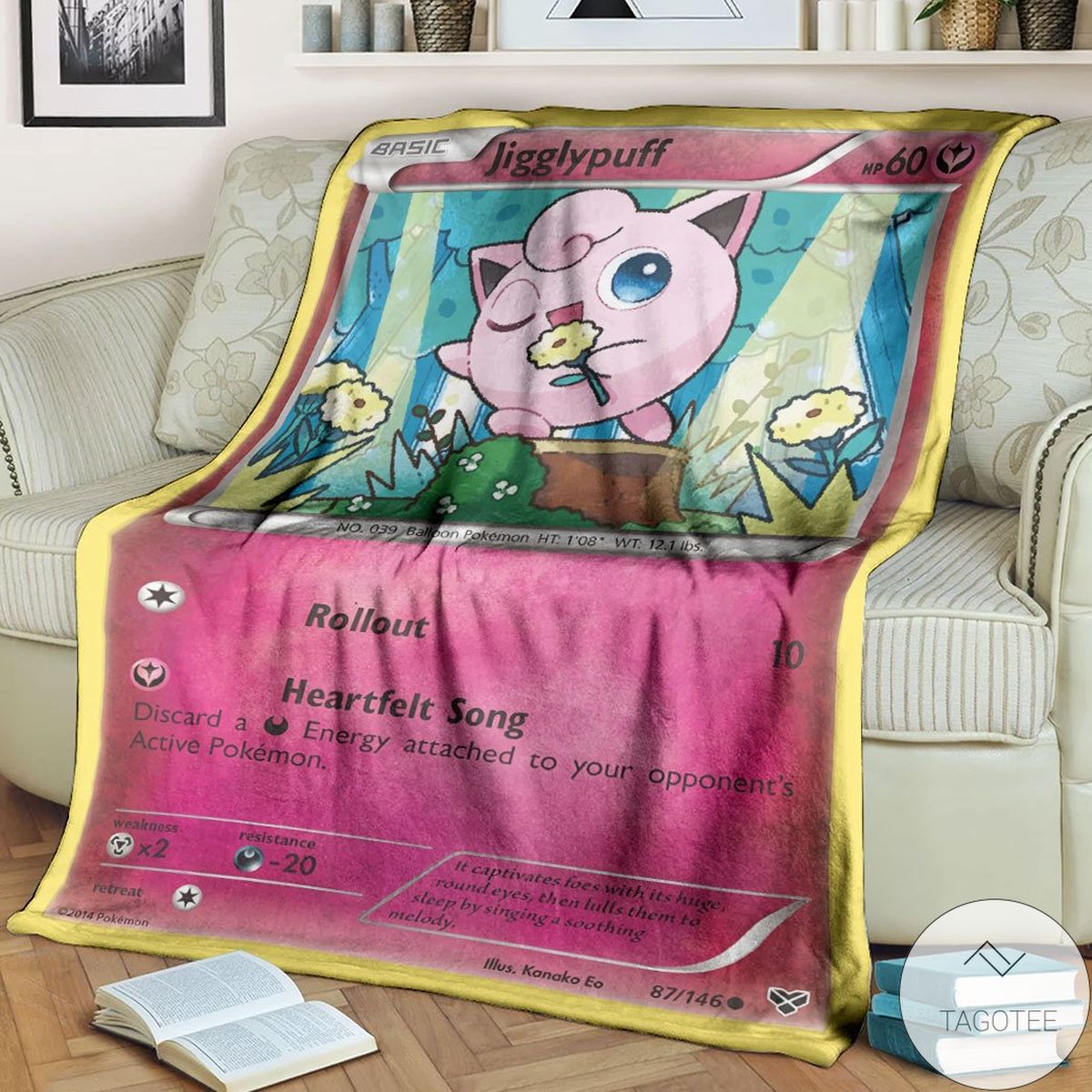 Anime Pokemon Jigglypuff Xy Custom Blanket Anime Pokemon Jigglypuff Xy Custom Blanket