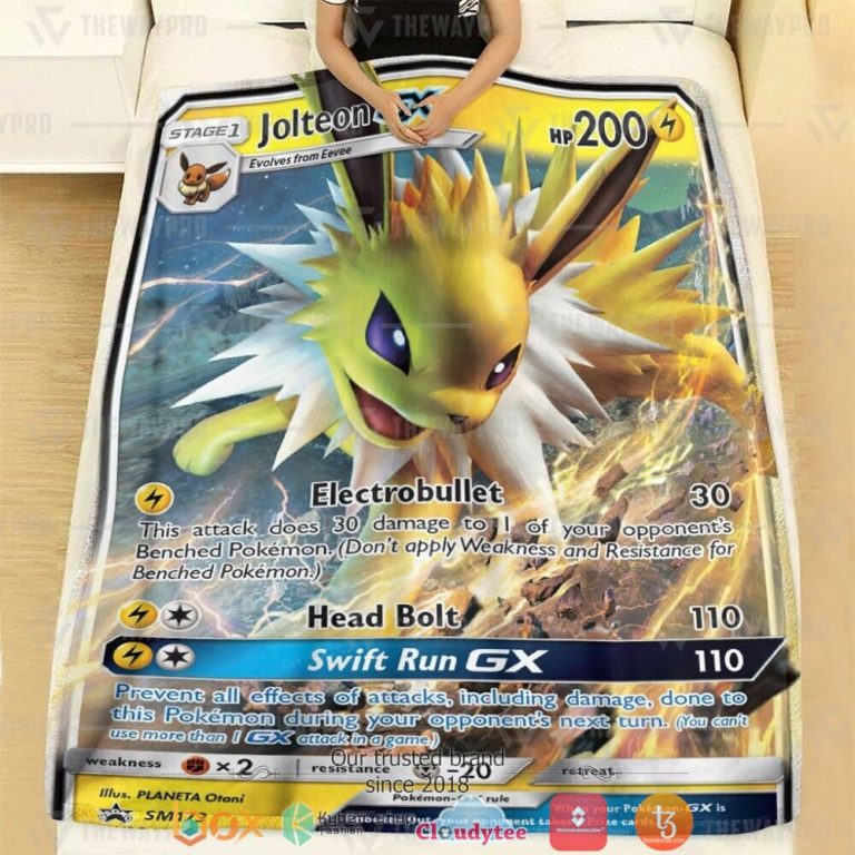 Anime-Pokemon-Jolteon-Gx-Sun-Moon-Promos-Soft-Blanket-1