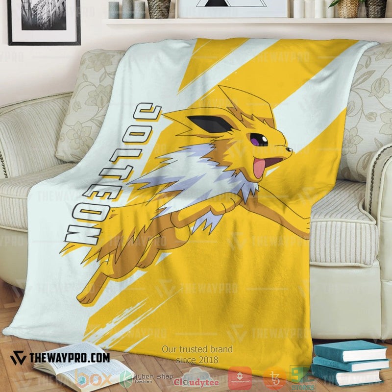 Anime Pokemon Jolteon Soft Blanket Anime Pokemon Jolteon Soft Blanket