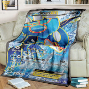 Anime Pokemon Kyogre Ex Full Printing Blanket