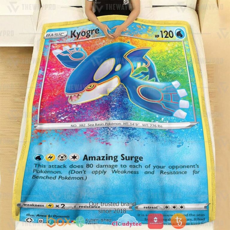 Anime-Pokemon-Kyogre-Shining-Fates-Soft-Blanket-2