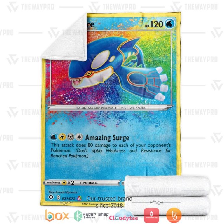 Anime-Pokemon-Kyogre-Shining-Fates-Soft-Blanket-3