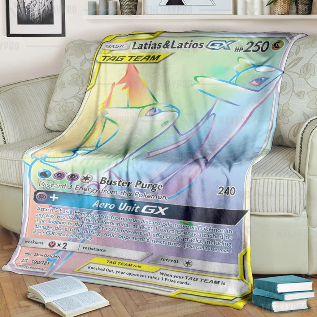Anime Pokemon Latias Latios Blanket Anime Pokemon Latias Latios Blanket