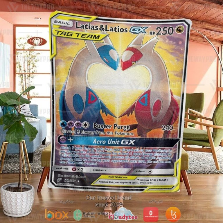 Anime-Pokemon-Latias-Latios-Gx-Team-Up-Soft-Blanket-1