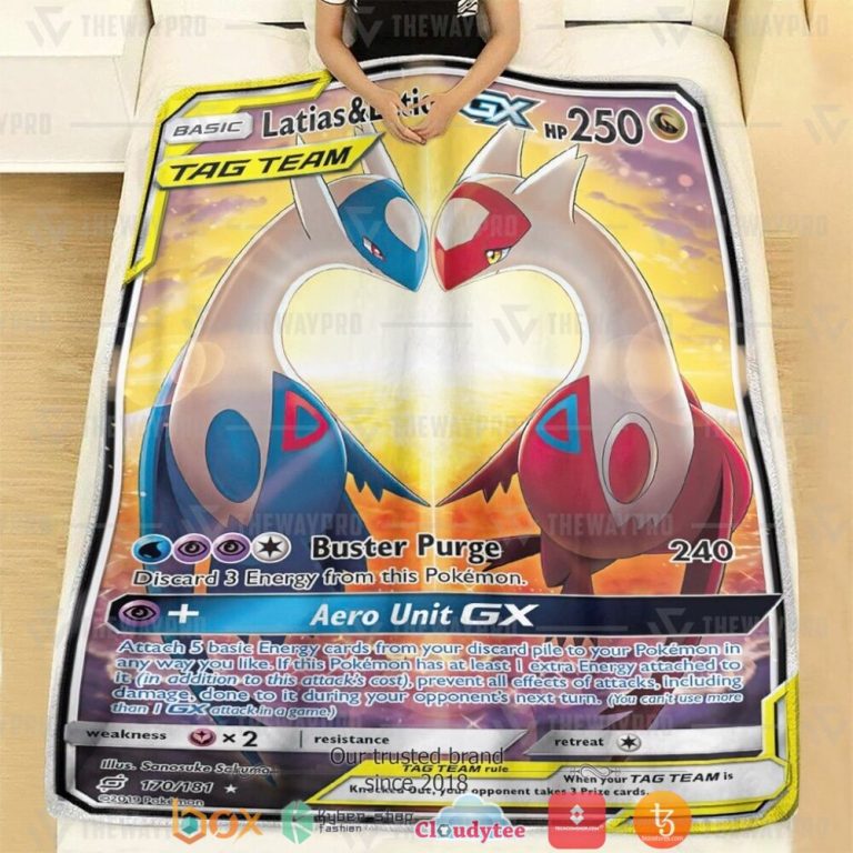 Anime-Pokemon-Latias-Latios-Gx-Team-Up-Soft-Blanket-2