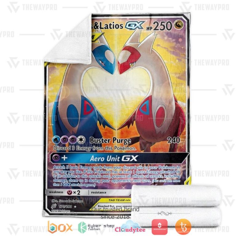 Anime-Pokemon-Latias-Latios-Gx-Team-Up-Soft-Blanket-3