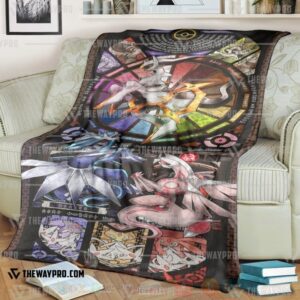 Anime Pokemon Legendarys Blanket