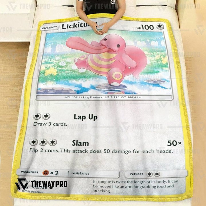 Anime-Pokemon-Lickitung-Bedding-Set-Quilt-Blanket-1