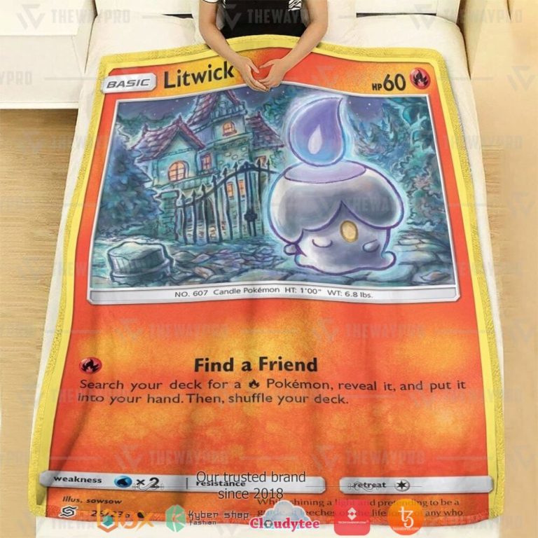 Anime-Pokemon-Litwick-Unified-Minds-Soft-Blanket-1