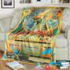 Anime Pokemon M Charizard Ex Evolutions Soft Blanket