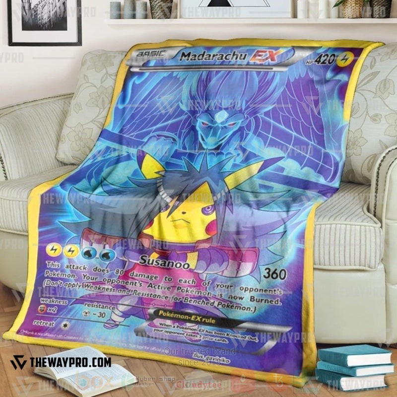 Anime Pokemon Madarachu Blanket Anime Pokemon Madarachu Blanket