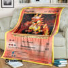 Anime Pokemon Magmar Evolutions Blanket