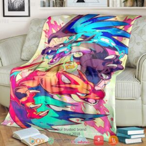 Anime Pokemon Mega Charizard Xy Soft Blanket