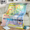 Anime Pokemon Mewtwo And Mew Gx Full Printing Blanket