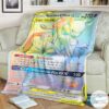 Anime Pokemon Mewtwo Mew Gx Custom Blanket