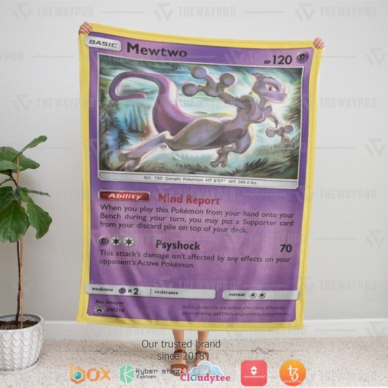 Anime-Pokemon-Mewtwo-Sun-And-Moon-Soft-Blanket-4