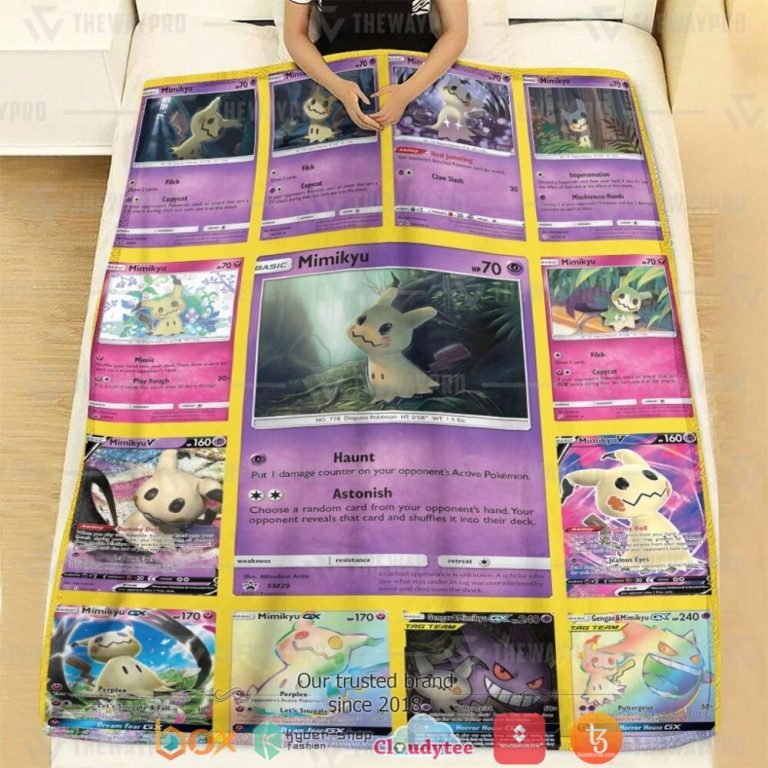 Anime-Pokemon-Mimikyu-Cards-Version-2-Soft-Blanket-2