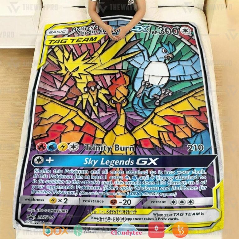 Anime-Pokemon-Moltres-Zapdos-Articuno-Gx-Soft-Blanket-1