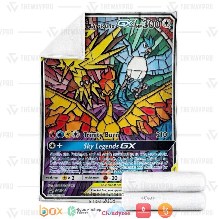 Anime-Pokemon-Moltres-Zapdos-Articuno-Gx-Soft-Blanket-2