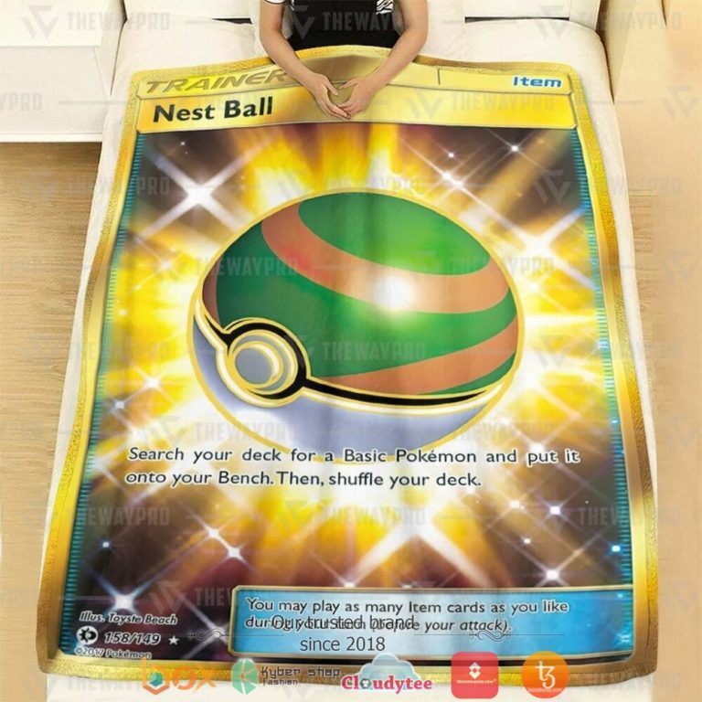 Anime-Pokemon-Nest-Ball-Trainer-Soft-Blanket-1
