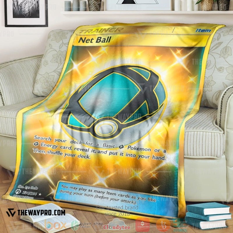 Anime Pokemon Net Ball Trainer Soft Blanket 2 Anime Pokemon Net Ball Trainer Soft Blanket 2