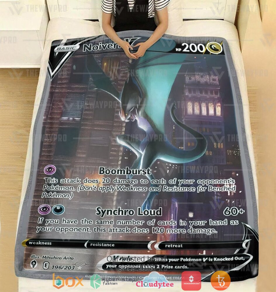 Anime-Pokemon-Noivern-V-Soft-Blanket-1