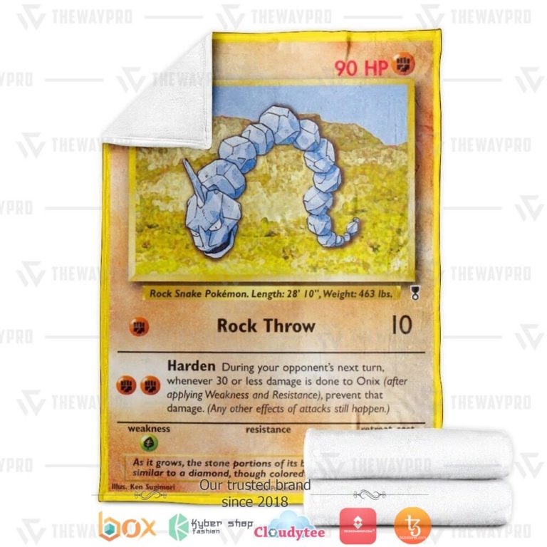 Anime-Pokemon-Onix-Legendary-Collection-Soft-Blanket-2