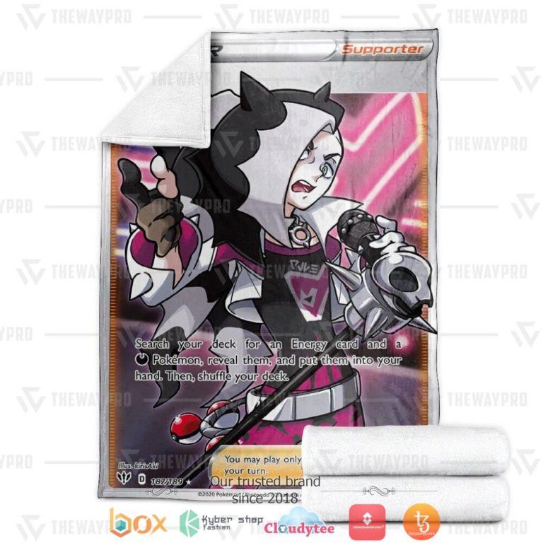 Anime-Pokemon-Piers-Darkness-Ablaze-Soft-Blanket-3