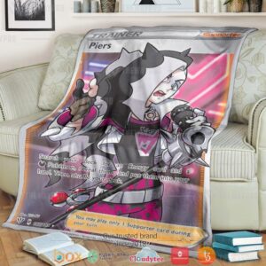 Anime Pokemon Piers Darkness Ablaze Soft Blanket