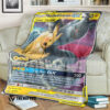 Anime Pokemon Pikachu And Zekrom Team Up Blanket