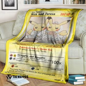Anime Pokemon Pikachu Blanket